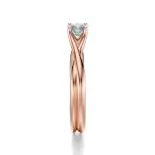 Pierścionek z diamentem różowe złoto AJPZ_132